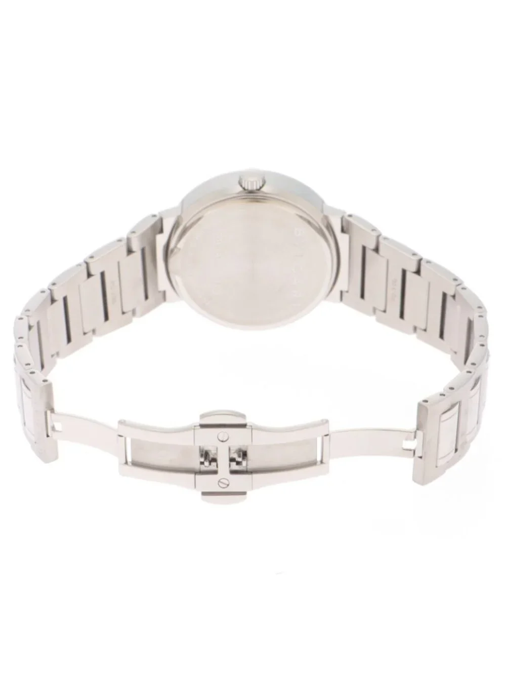 Bvlgari Watch SS Stainless Steel Black Dial Automatic